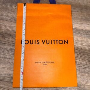 Louis Vuitton Bold Orange Gift Bag